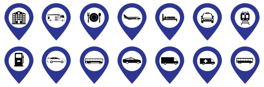 pin location icon