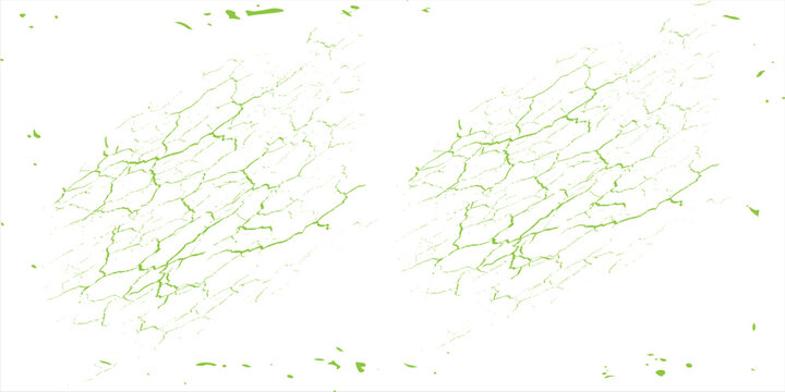 Green cracked texture background with marble stone vein pattern