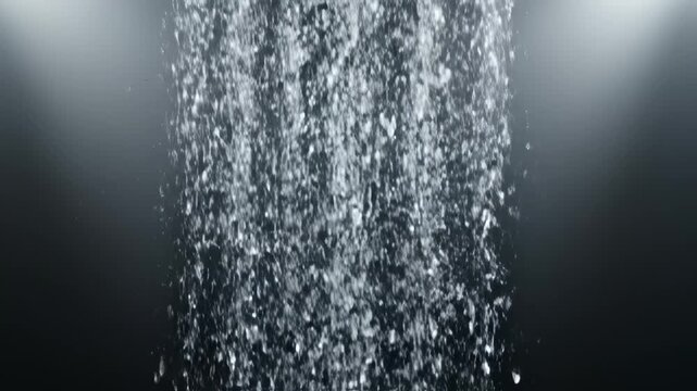 Water droplets in mid air ideal for creative backgrounds and modern web design