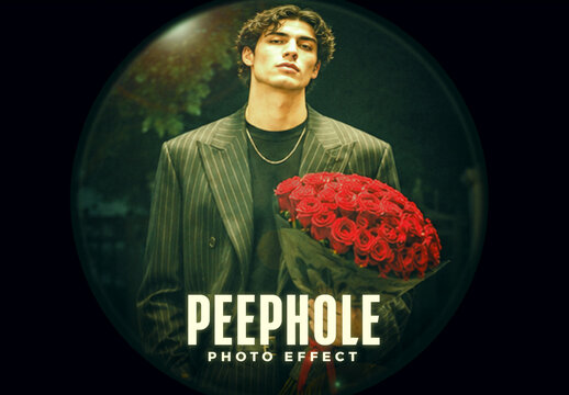Peephole Photo Effect