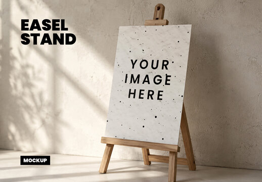 Easel Stand Mockup