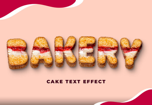 Cake Text Effect