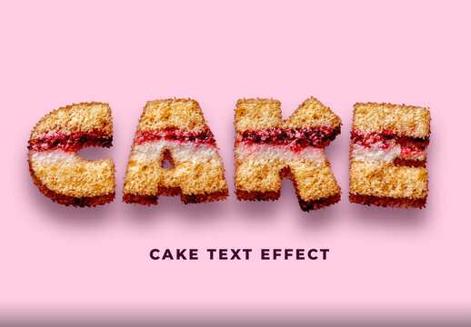 Cake Text Effect