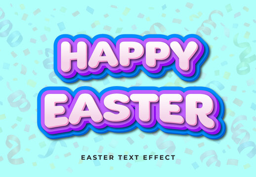 Easter Text Effect