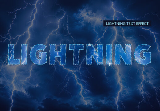 Lightning Text Effect