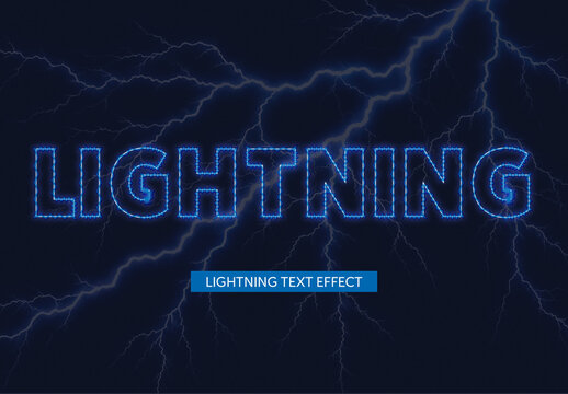 Lightning Text Effect