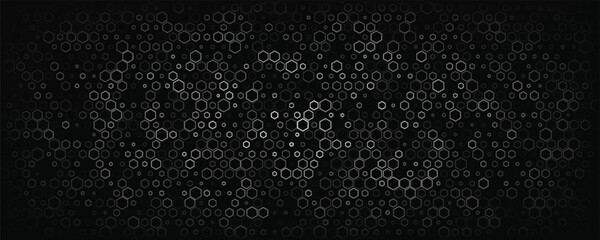 Obraz premium Dark metal diamond mesh grid background. Seamless vector illustration of black perforated steel grating sheet with rhombus holes for industrial technology and engineering design.