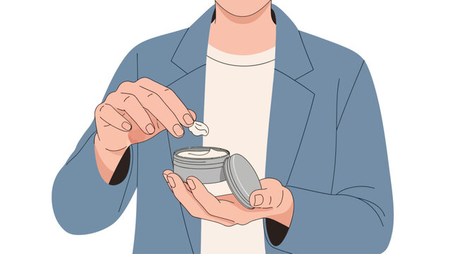 Man opens tin of snuff, takes pinch for oral use, discreet tobacco alternative