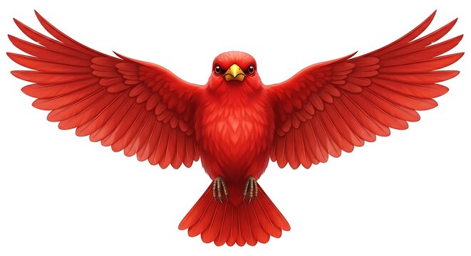 red winged heart