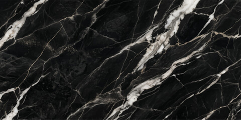 Elegant and timeless dark marble with striking white veining, perfect for sophisticated design projects and adding a touch of luxury for ui, web, art, design, background, etc. © MDSHAHIDURRAHMAN