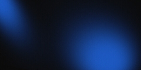 Obraz premium Blue black soft gradation background smooth noise.
