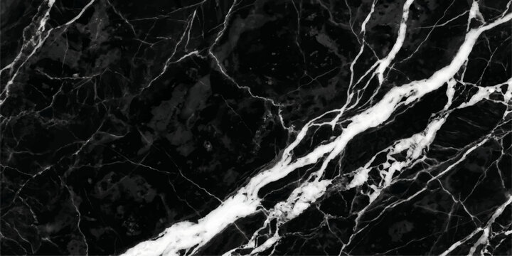 Elegant Black Marble Texture with Stunning Natural Veins for ui, web, art, design, background, etc.