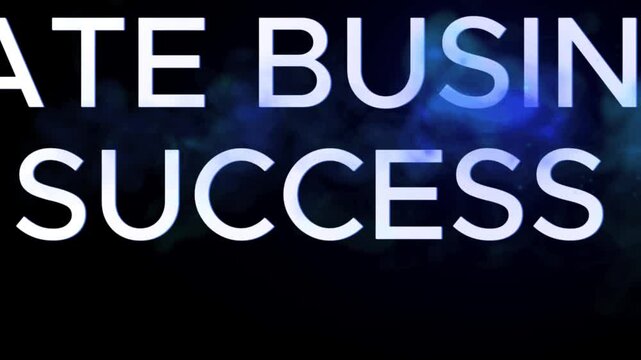 Business success is achieved through consistent effort and a clear focus on long-term objectives.