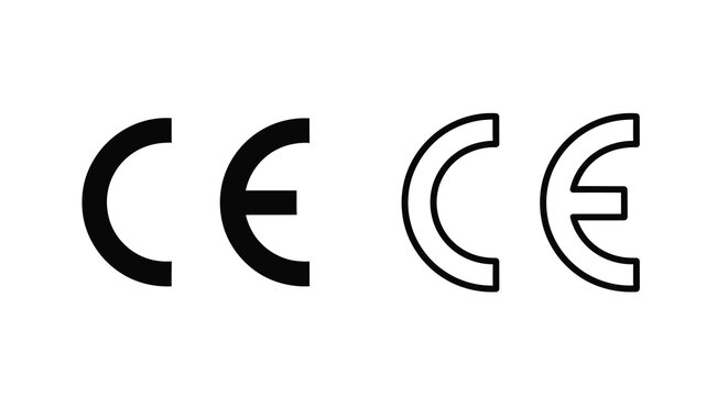 Ce Marking Symbols Silhouette high quality professional detailed