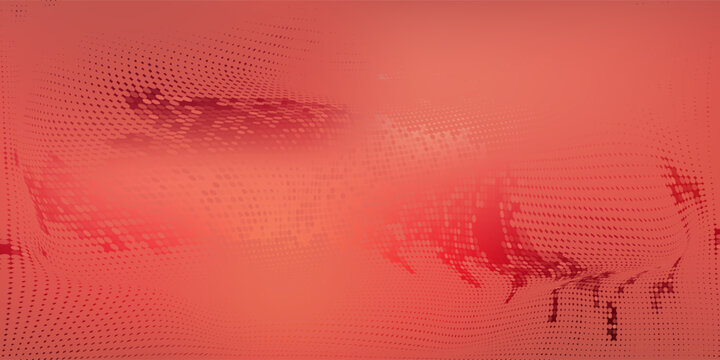 Dramatic Red Stock Market Crash Chart