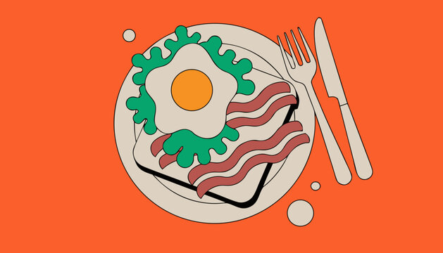 vector illustration of an easter egg