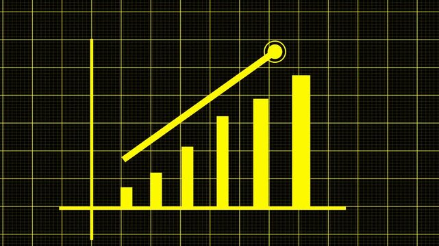 global business communication graph chart icon mark