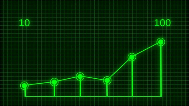 global business communication graph chart icon mark