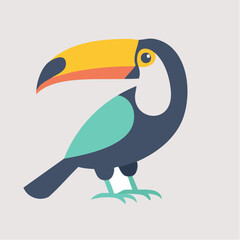 Obraz premium Stylized Toucan Illustration
