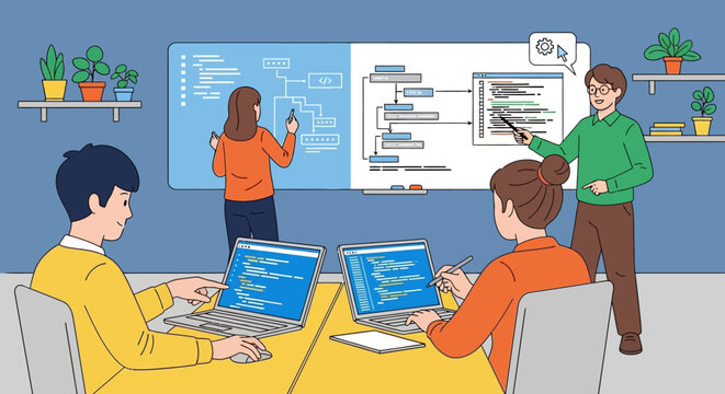 Team Coding Class: Learning Programming and Development