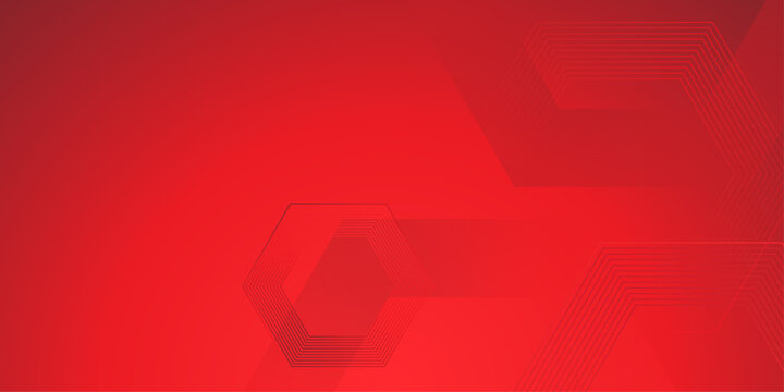 Abstract background with red stoke hexagon. abstract digital hi tech concept background technology. Perfect for showcasing food or for use in kitchen and dining-related design, vector illustration.