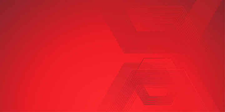 Abstract background with red stoke hexagon. abstract digital hi tech concept background technology. Perfect for showcasing food or for use in kitchen and dining-related design, vector illustration.