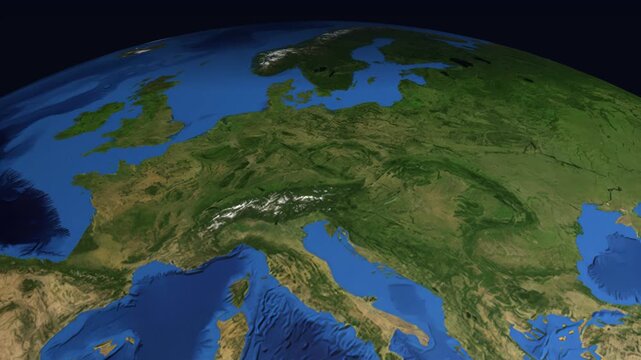Animated Flight Path Map from Paris France to Sydney Australia