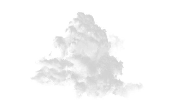 Realistic Explosion Smoke Brush Texture for Photoshop Overlay, isolated smoke on white background