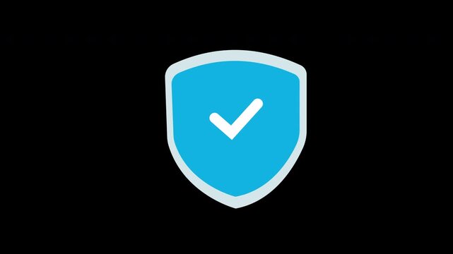 shield with a lock symbolizing protection, security, encryption, and safeguarding data or assets against unauthorized access and potential threats in the digital environment