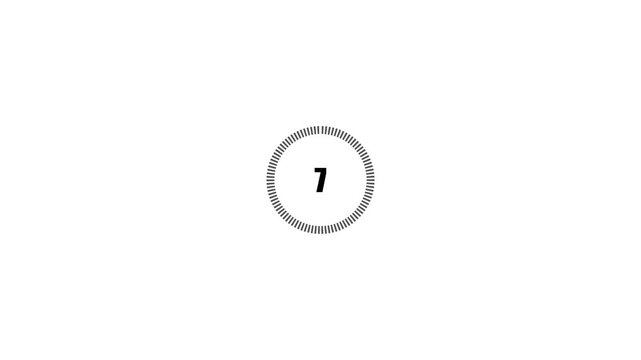 Minimal Information Icon Animation on White Background