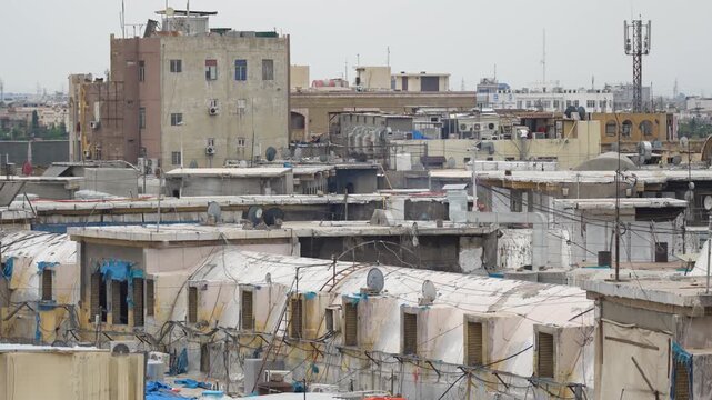 Rooftop of a market in Erbil, Iraqi Kurdistan