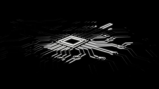 The energy in a computer chip