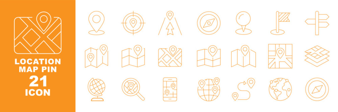 Pin, Marker, Location, Flag, Map, Folded Map, Street, Intersection, GPS, Compass, Navigation, Path, Route, Destination, Signpost, Direction, Travel. Travel navigation map location tracking, GPS route