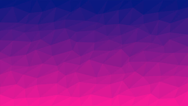 Abstract Geometric Low-poly Vector Background with Blue and Pink Gradient