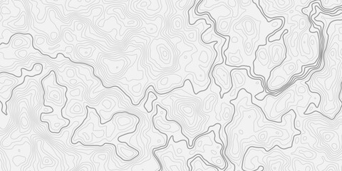 Layered Topographic Line Pattern with Modern Cartographic Styling. Mountain Inspired Paper Texture Background for Hiking Themes. © ALAMA