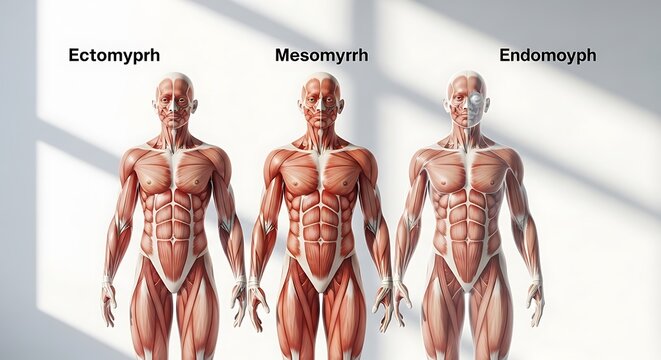 Anatomical Diagram of Human Body Types
