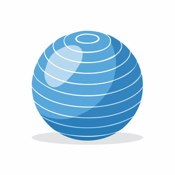 Blue Exercise Ball