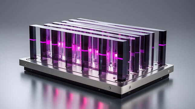 High-precision unbranded quantum-optical data bus with sapphire glass waveguides
