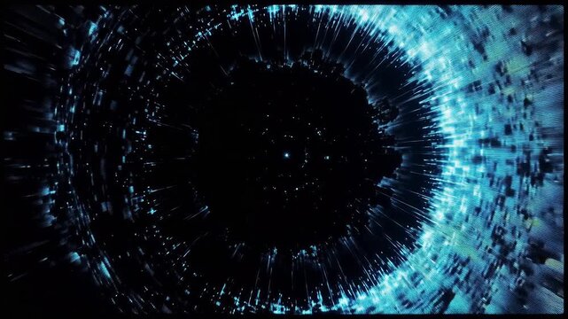 Digital Corruption Sphere with Negative Inversion Effect