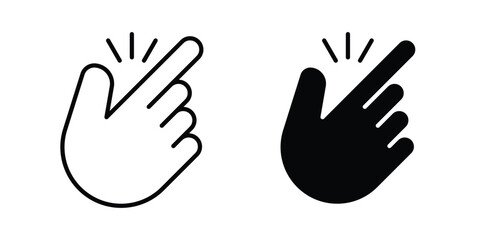 Obraz premium Easy to use icon. Doodle Icon in Minimal Line Art Style