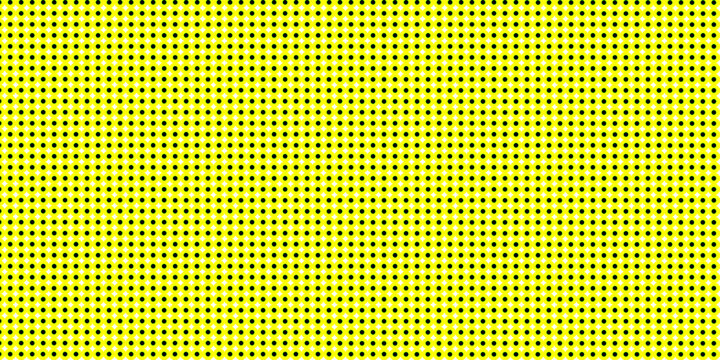 Abstract yellow halftone spiral dots on light color background. Illustration vintage polka art seamless halftone paper. Vector vortex circles and triangle technology.
