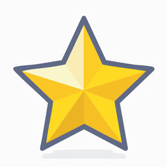 Obraz premium Golden Star Icon