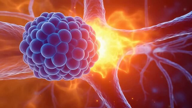 Synaptic Vesicle Fusion Releasing Neurotransmitters