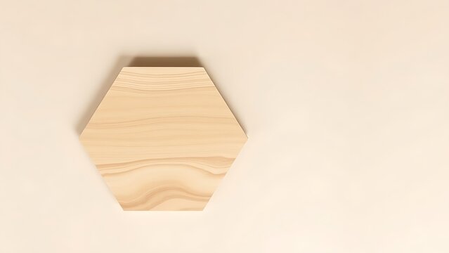 Two minimalist wooden geometric shapes, convex and concave, interlocked.