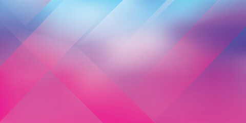 Fototapeta premium Abstract Gradient Geometric Background With Pink And Blue Diagonal Layers For Modern Design