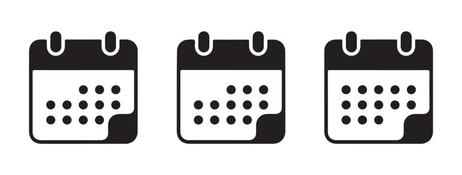 Universal flat icon set for website navigation and mobile app interface design development.