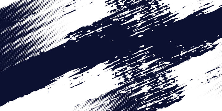 Dots halftone white \u0026 blue color pattern gradient grunge texture background. Dots pop art comics sport style vector illustration