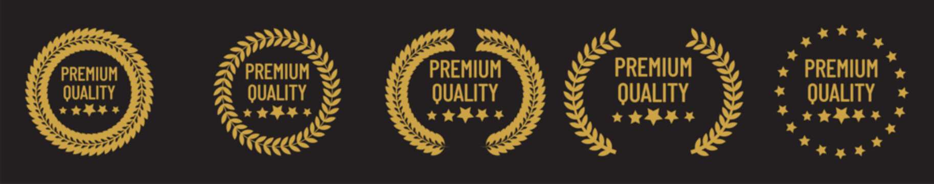 premium quality badges. Authentic Product Icons. Luxury product graphic design. grunge style vector stamps indicating organic product certification and natural origin