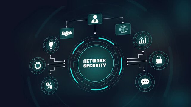 Digital network security technology, data protection and cyber safety concept, global business communication and online privacy infrastructure.