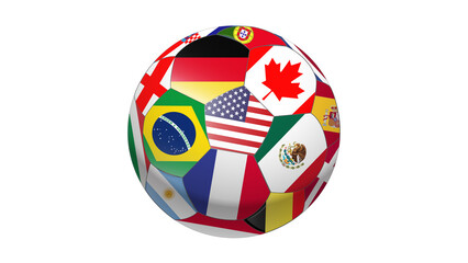 Fototapeta na wymiar Fussball 2026 Banner